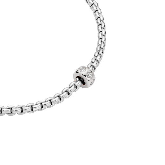 Fope Eka Tiny Necklace- Diamond-Stud Rondel