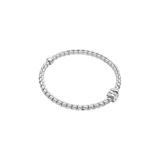 Fope Eka White gold bracelet on a white background