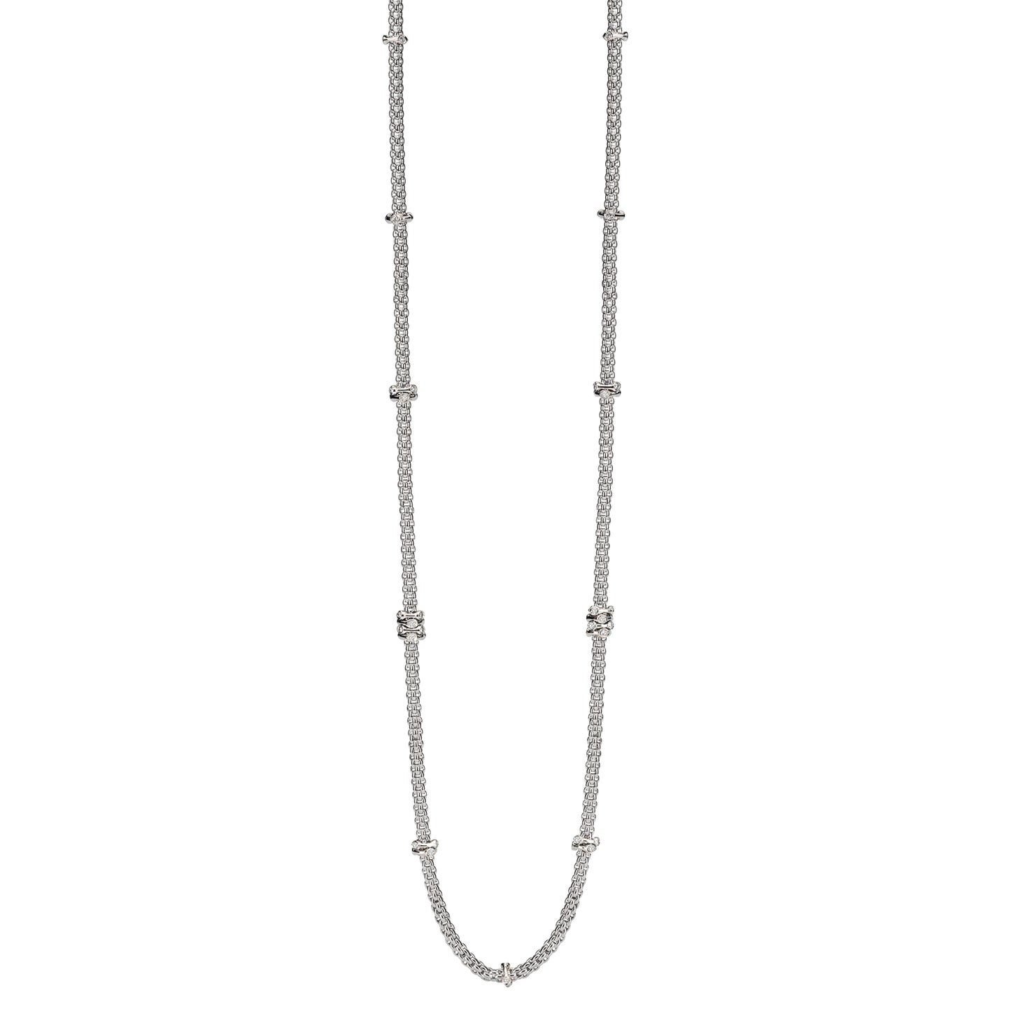 FOPE Prima Long Necklace with Diamond Rondels