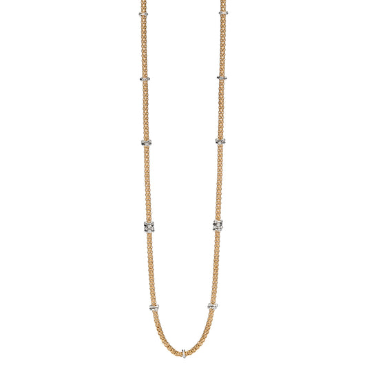 FOPE Prima Long Necklace with Diamond Rondels