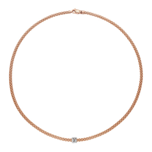 Fope Prima Necklace with Diamond Rondel