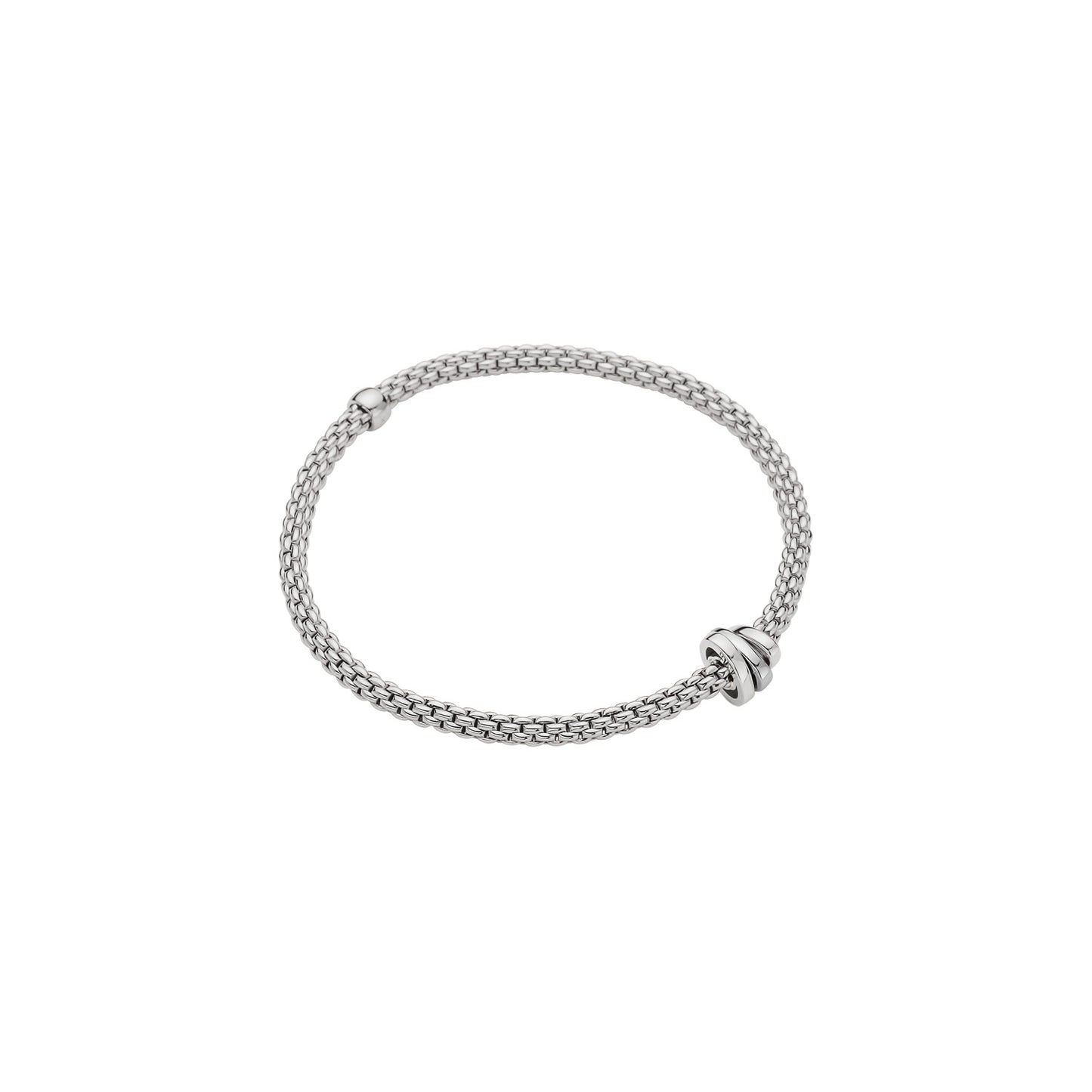 Fope Prima Flex'it Bracelet with Tri Tone Rondel