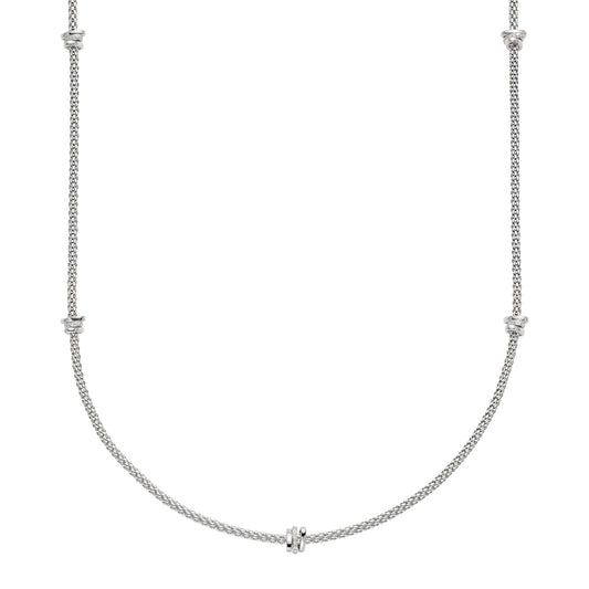 FOPE Prima Long Necklace with Gold & Diamond Rondels