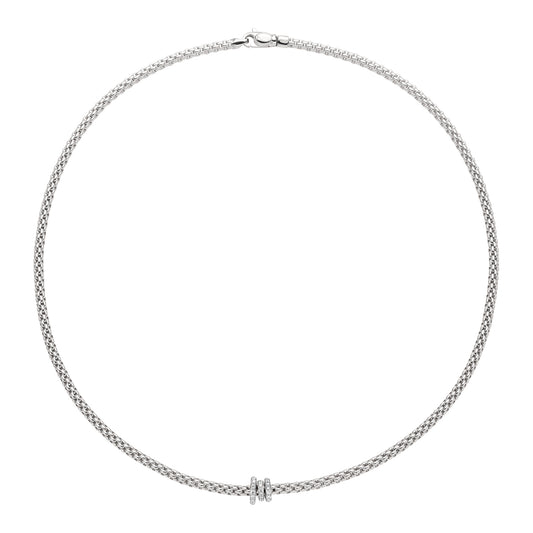 Fope Prima Necklace with Diamond Rondel