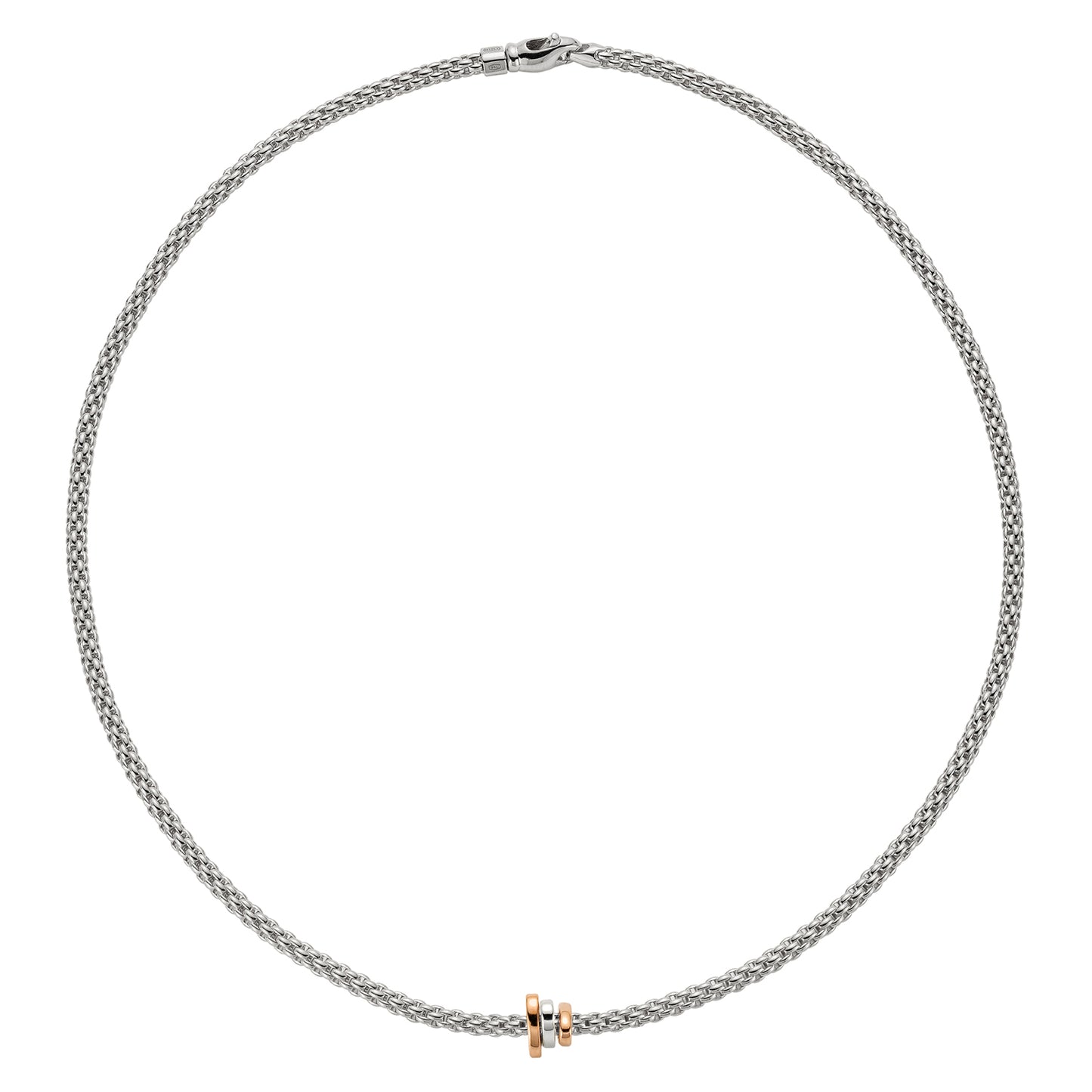 FOPE Prima Necklace with Plain Gold Rondel