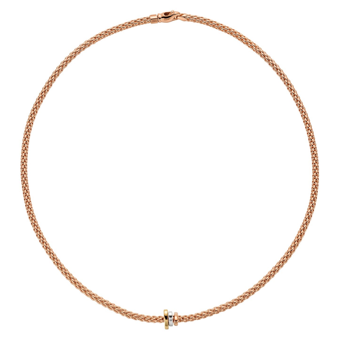 FOPE Prima Necklace with Plain Gold Rondel