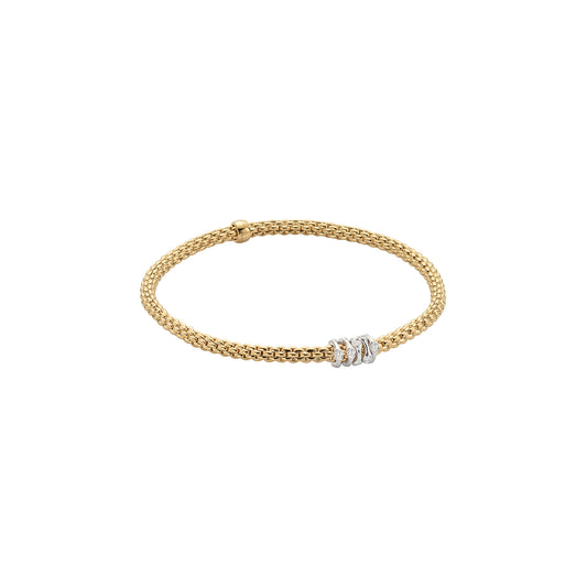 FOPE Prima Bracelet with Diamond-Set Round Rondel