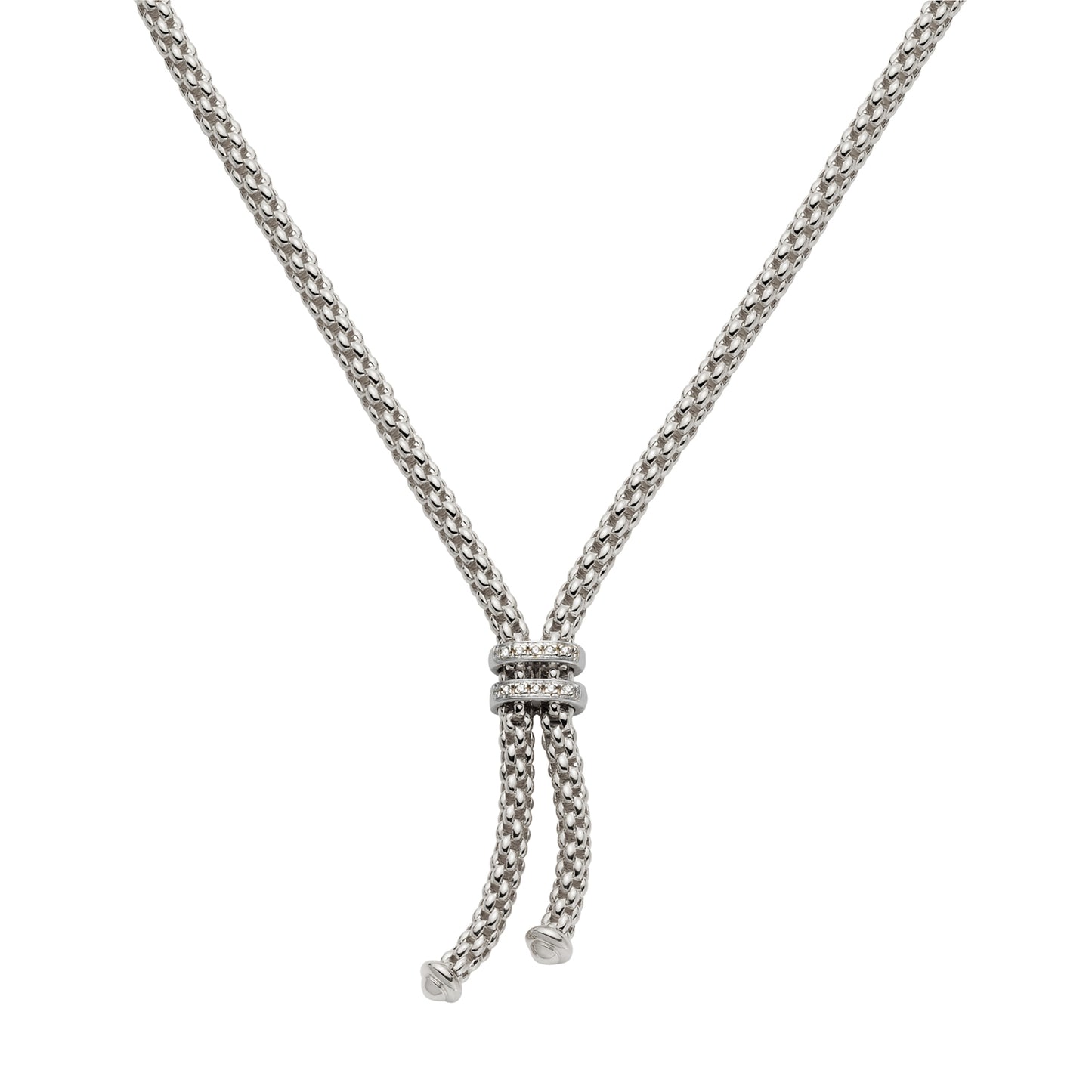 FOPE Solo Lariat Necklace — Diamond Accent