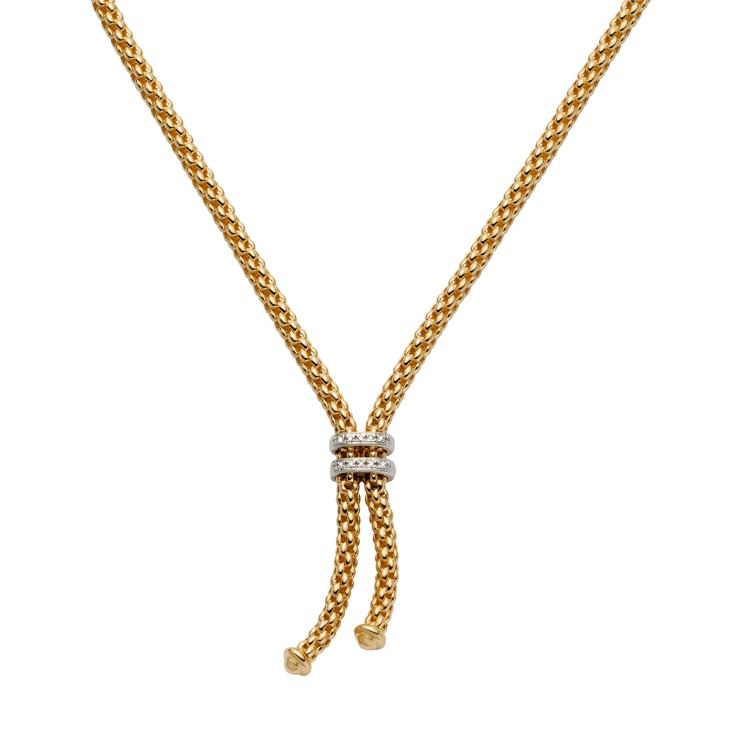 FOPE Solo Lariat Necklace — Diamond Accent