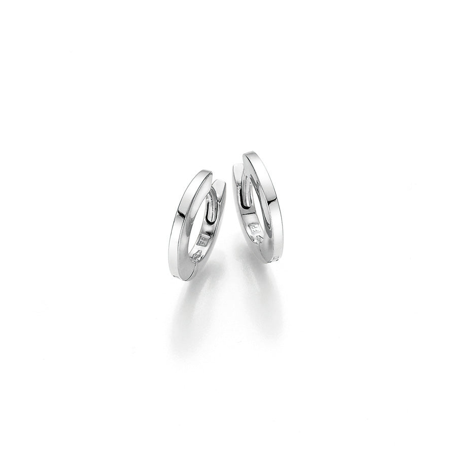 18kt Gold Small Thin Hoop Earrings