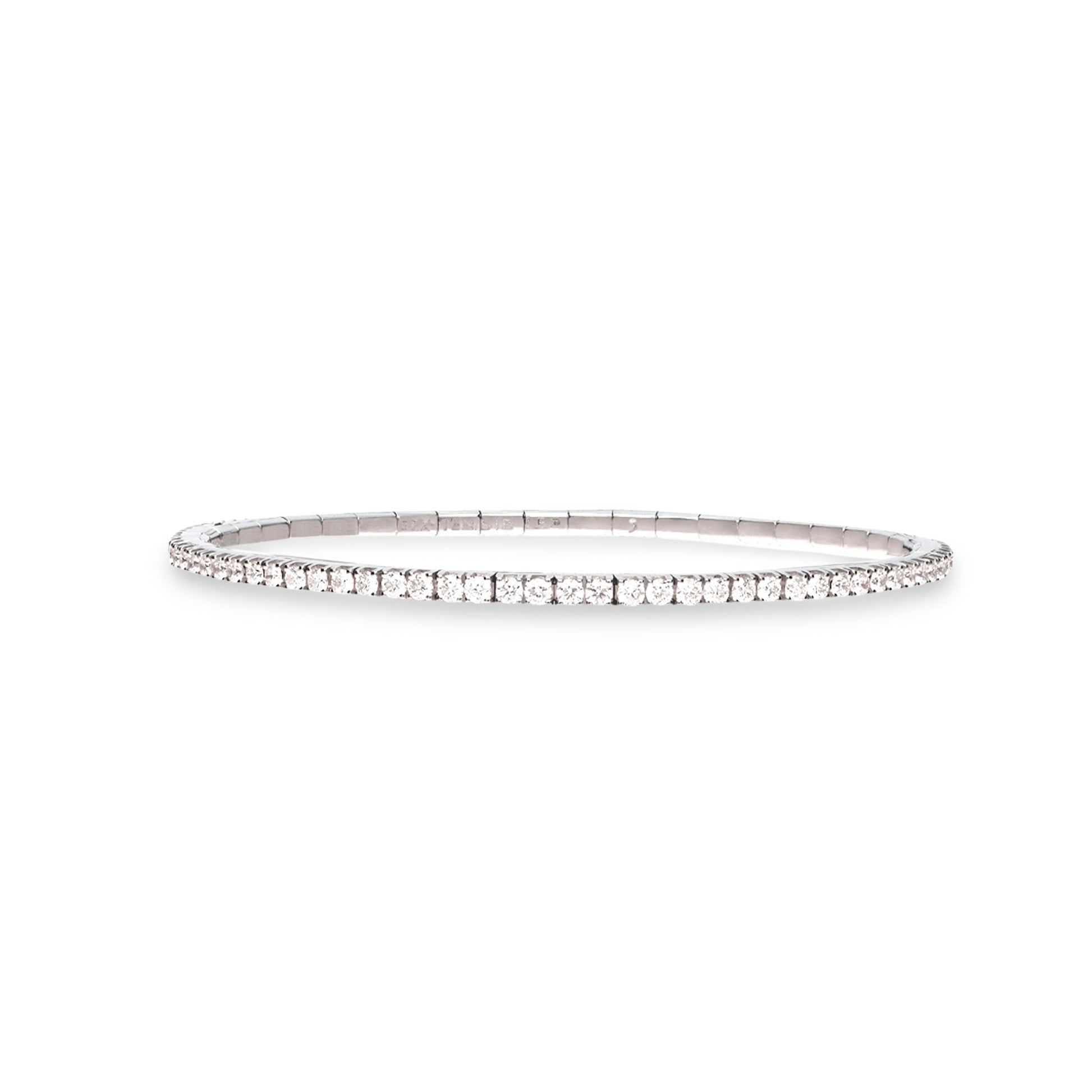 white gold white diamond tennis bracelet