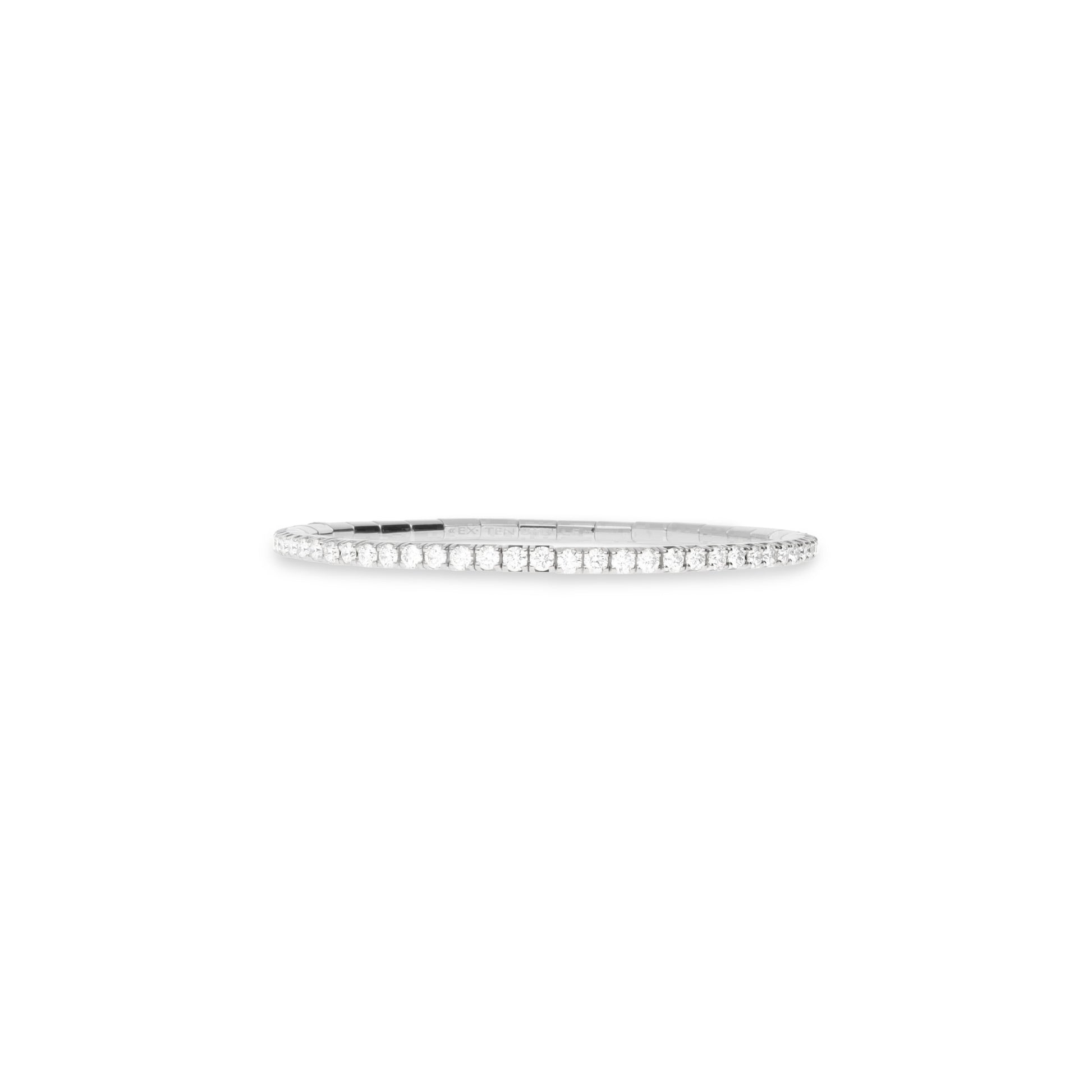 diamond tennis white gold bracleet 