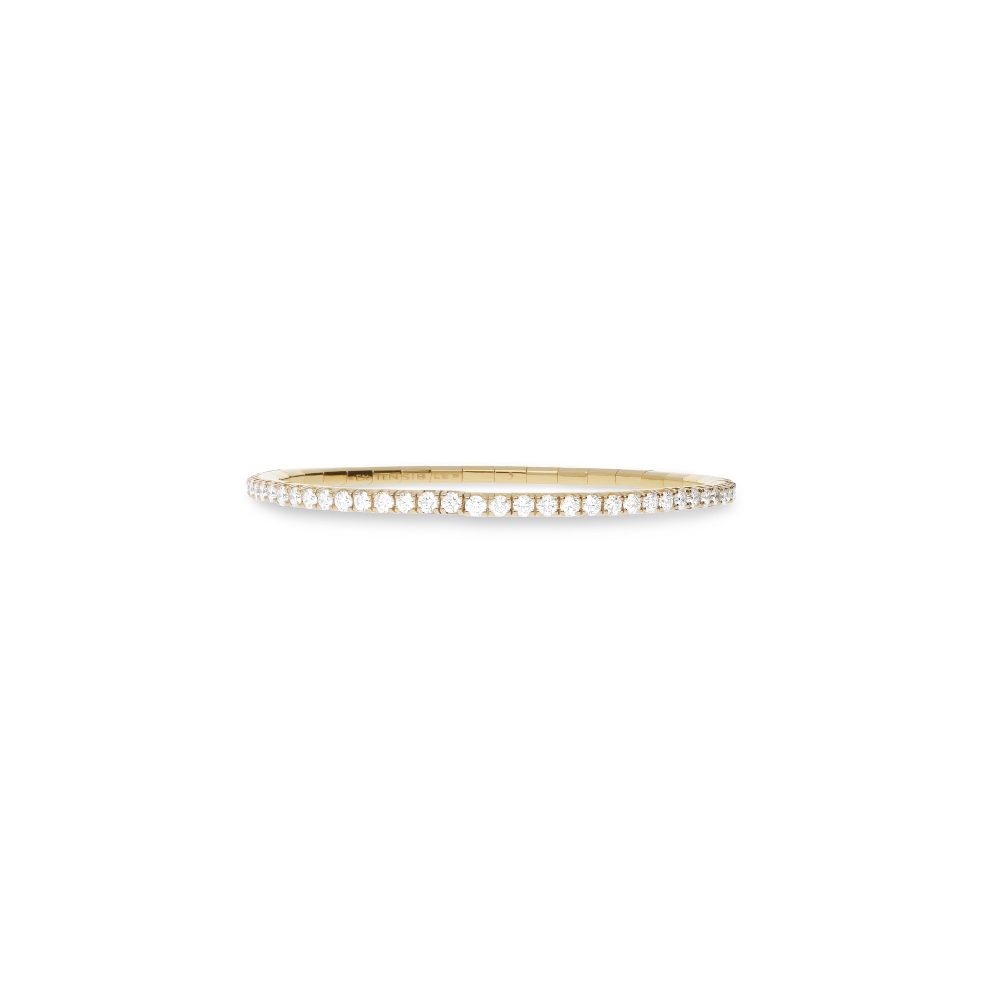 diamond yellow gold roberto demeglio tennis bracleet 