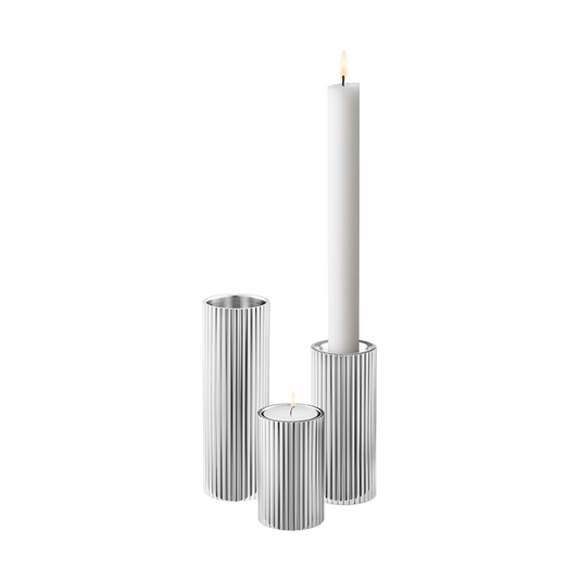 Bernadotte Tealight/Taper Candle Holder set, 3 pcs - Design Inspired by Sigvard Bernadotte