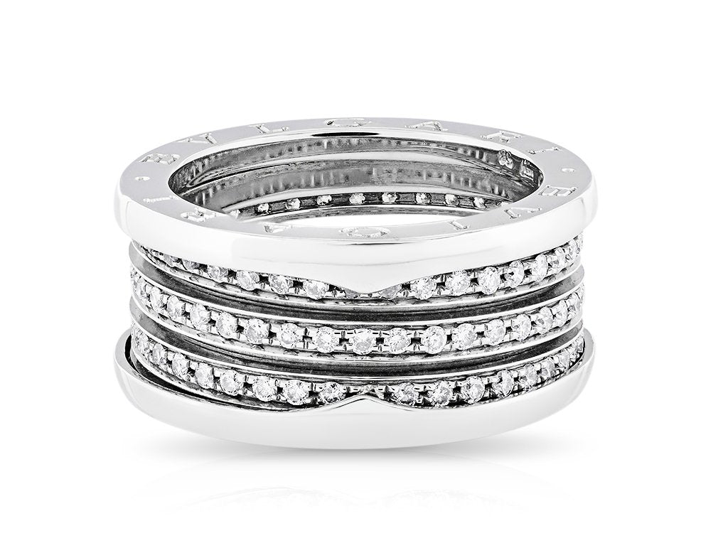 BVLGARI B.zero1 Diamond Ring | White Gold