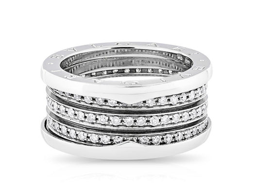BVLGARI B.zero1 Diamond Ring | White Gold