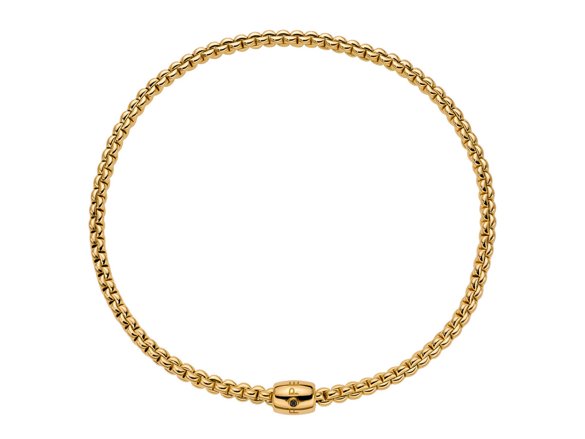 FOPE Eka Flex'it Necklace with Black Diamond Rondel