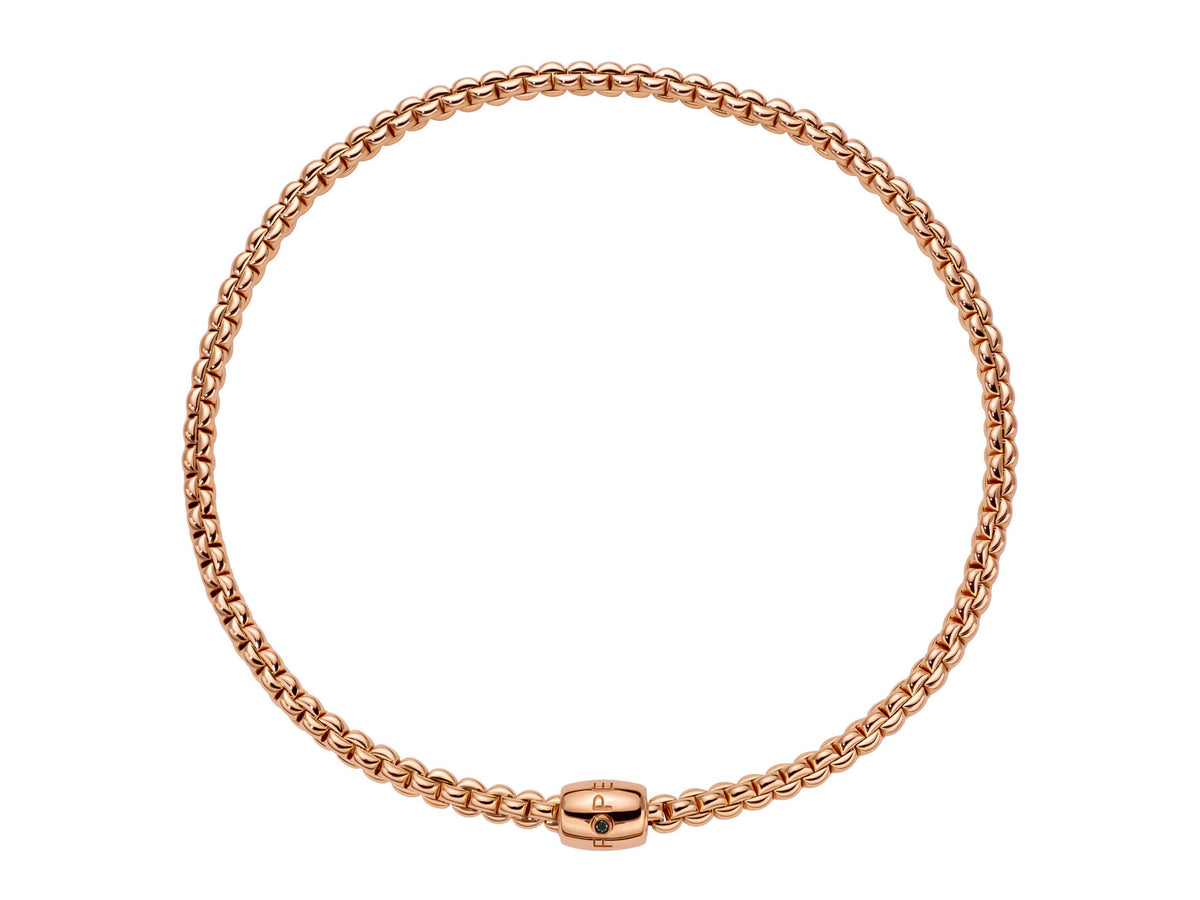 FOPE Eka Flex'it Necklace with Black Diamond Rondel