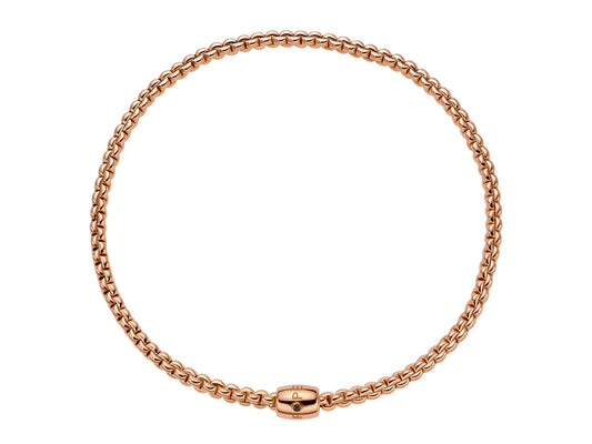 FOPE Eka Flex'it Necklace with Black Diamond Rondel