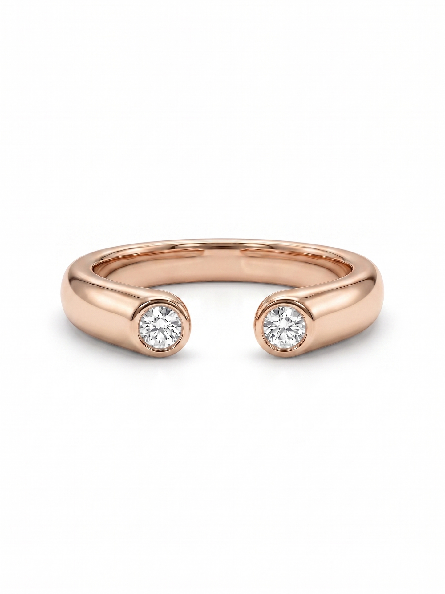 Minimalist Diamond Ring | Yellow, Rose or White Gold