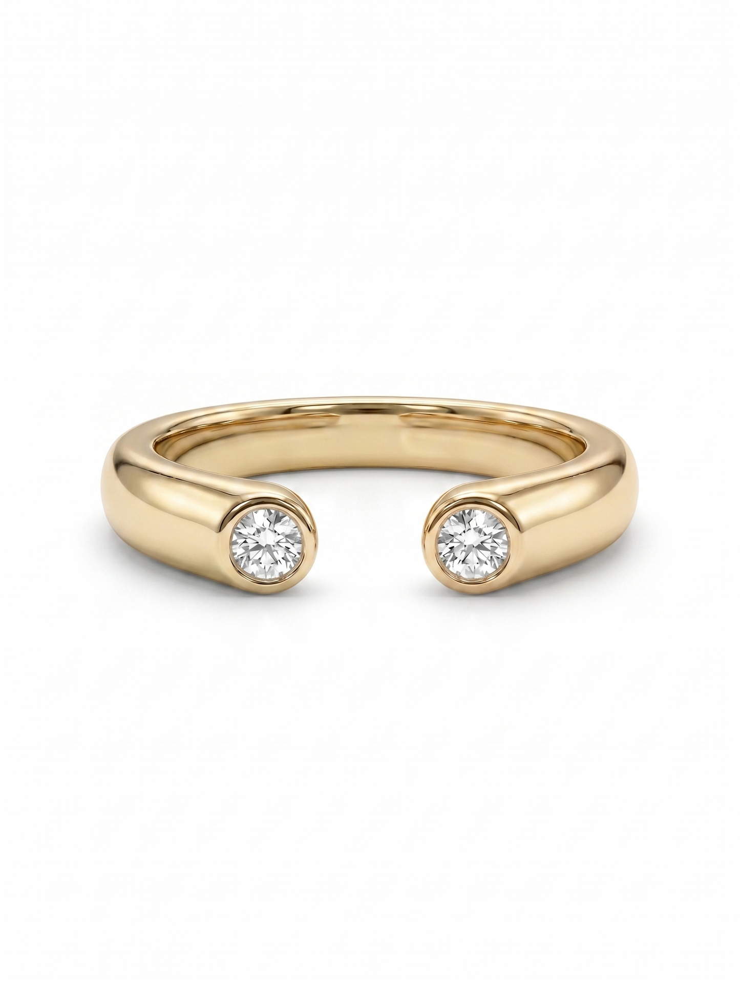 Minimalist Diamond Ring | Yellow, Rose or White Gold