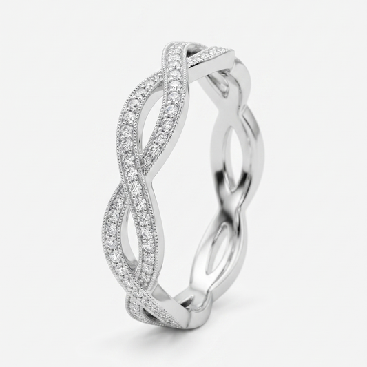 Pink-Saphir- und Diamant-Halo-Ring aus Gelbgold