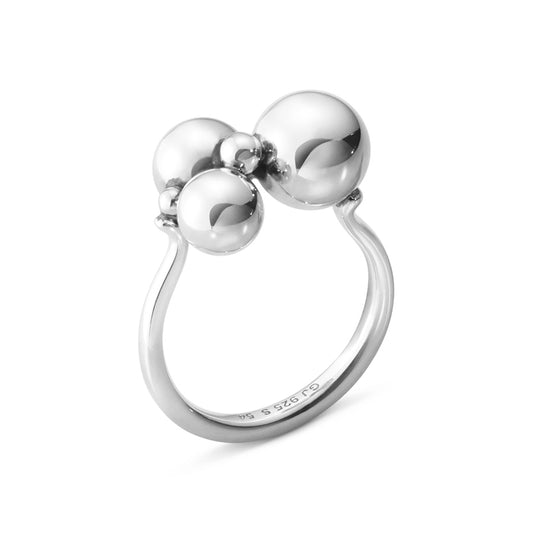 Georg Jensen Moonlit Grape Silver Cluster Ring