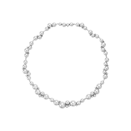 Georg Jensen Moonlight Grapes Silver Necklace