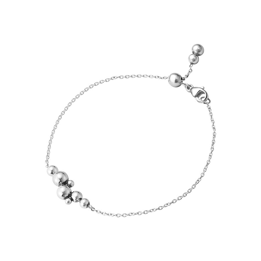 Georg Jensen Moonlit Grape Silver Small Cluster Bracelet