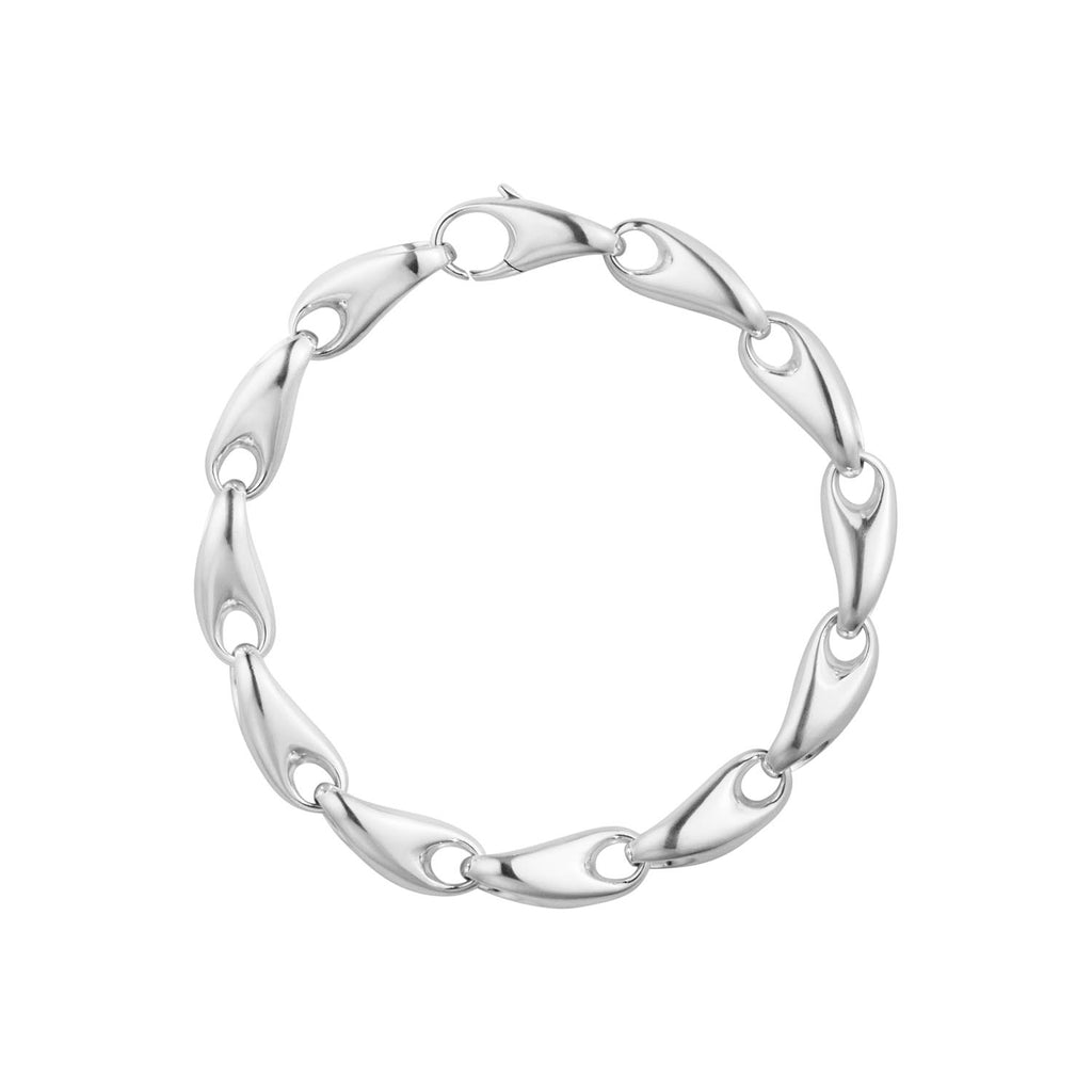 Georg Jensen Reflect Silver Chain Bracelet