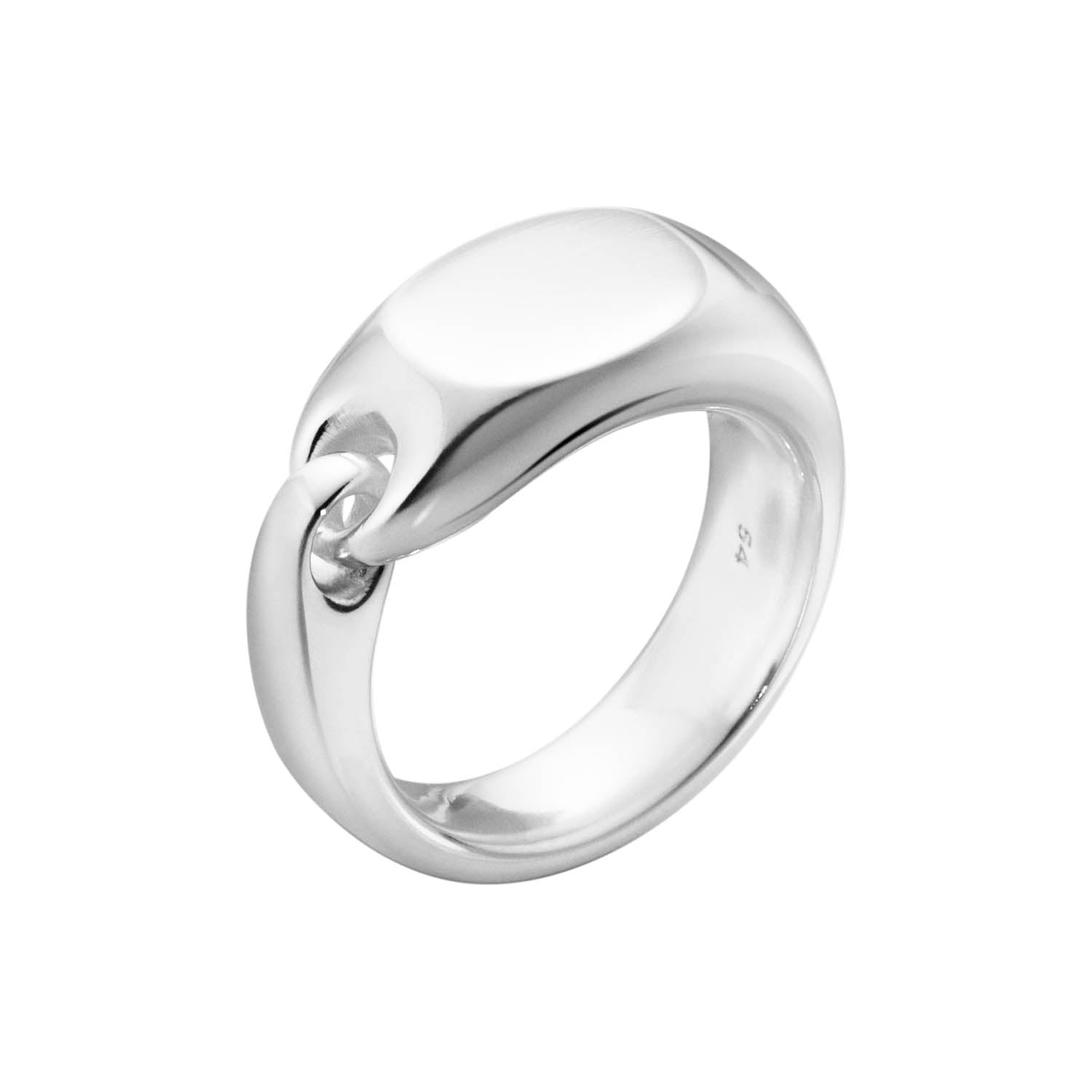 Georg Jensen Reflect Silver Signet Ring