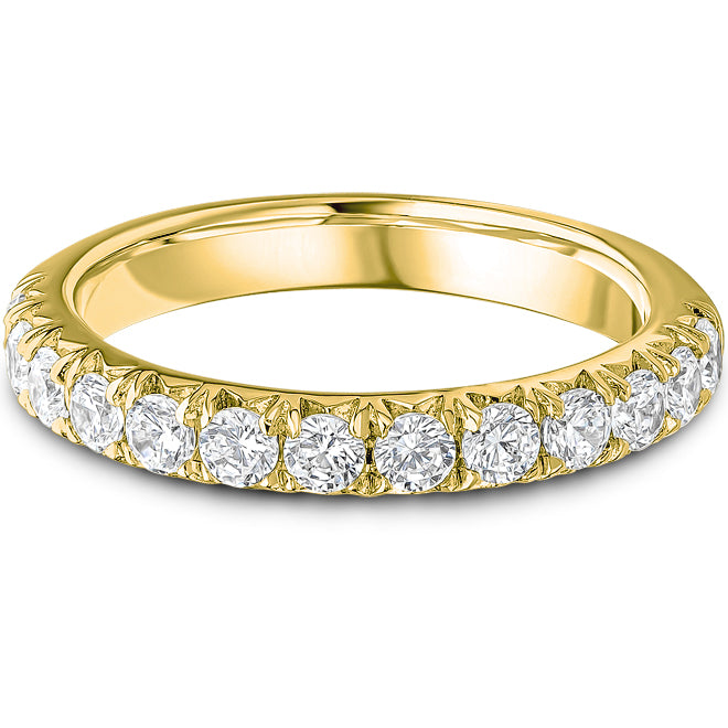 Castille Half Diamond Eternity Ring – 0.75ct