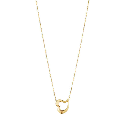 Georg Jensen Love Leaf 18ct Gold Heart Pendant