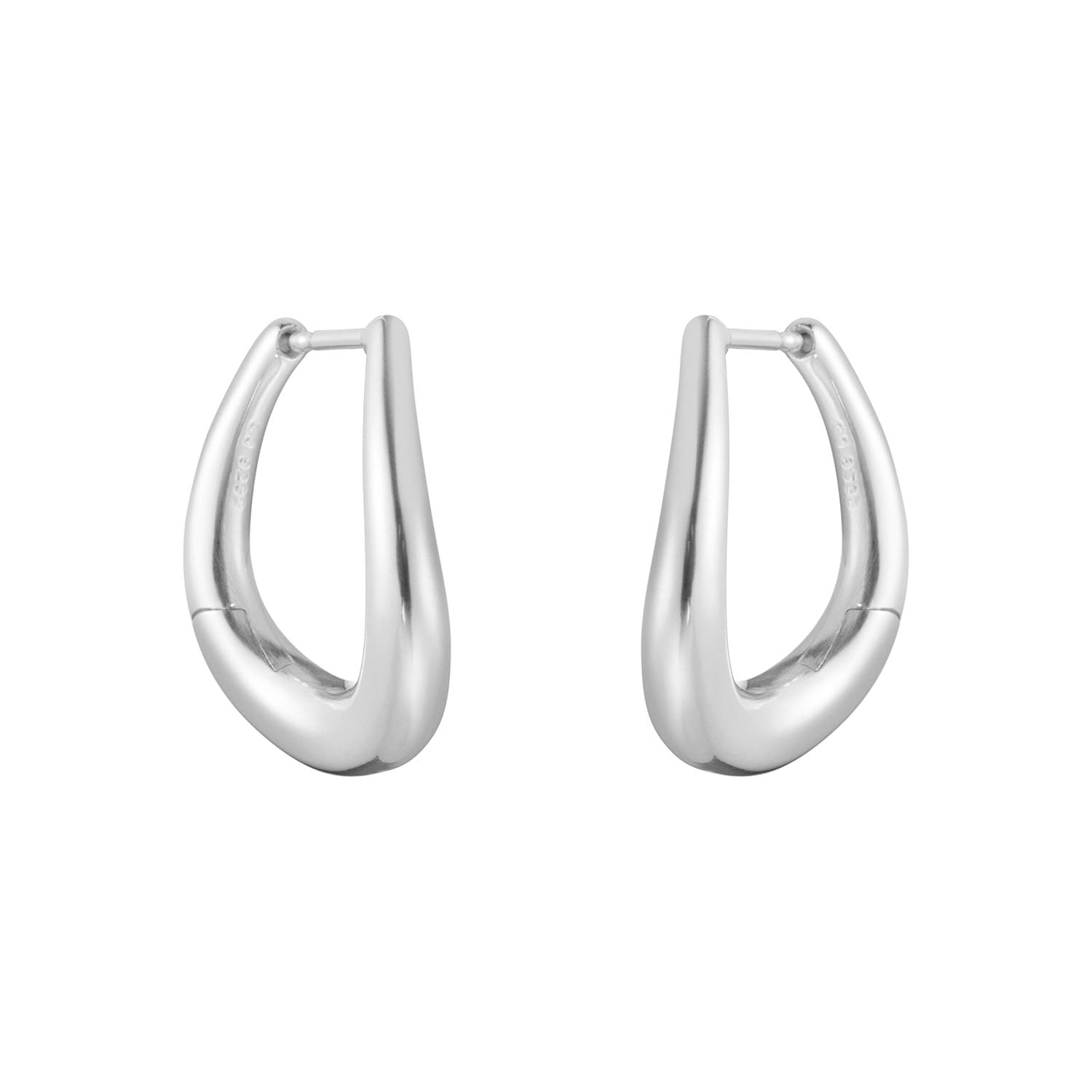 Georg Jensen Offspring Medium Silver Hoops