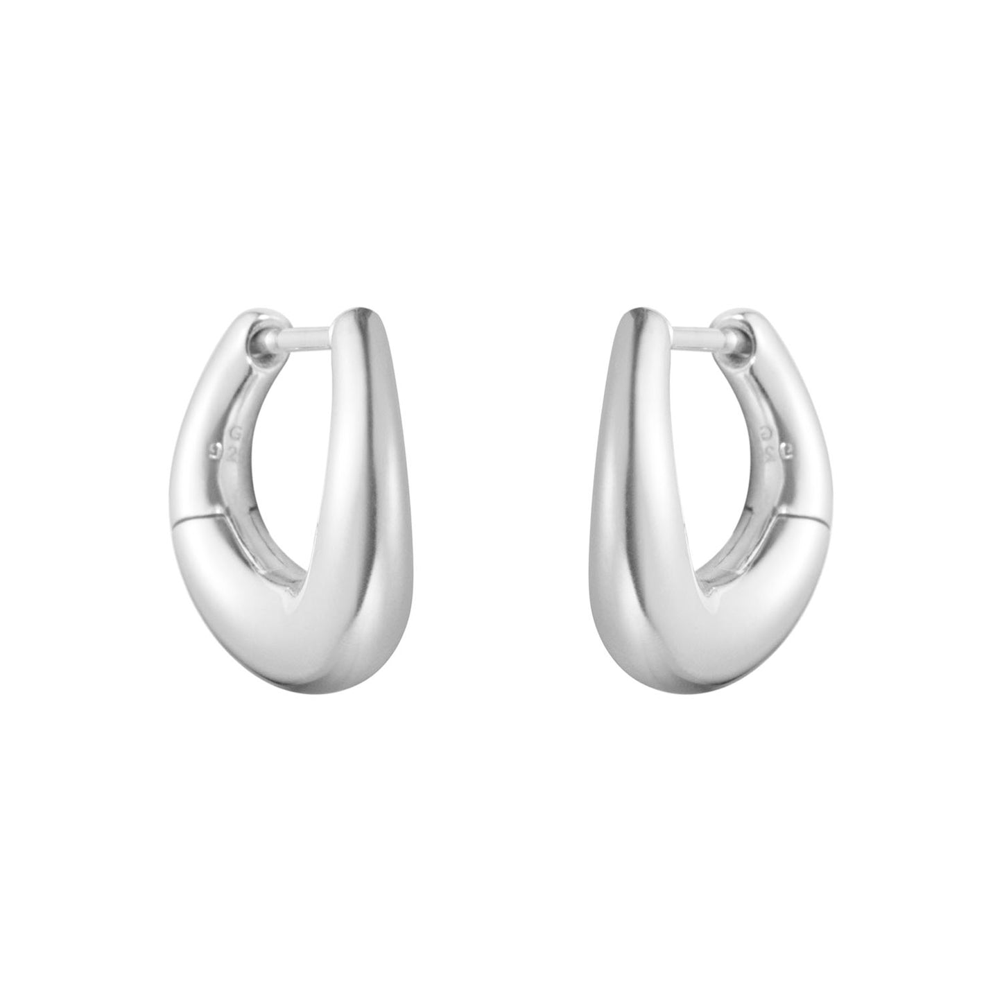 Georg Jensen Offspring Silver Small Hoops