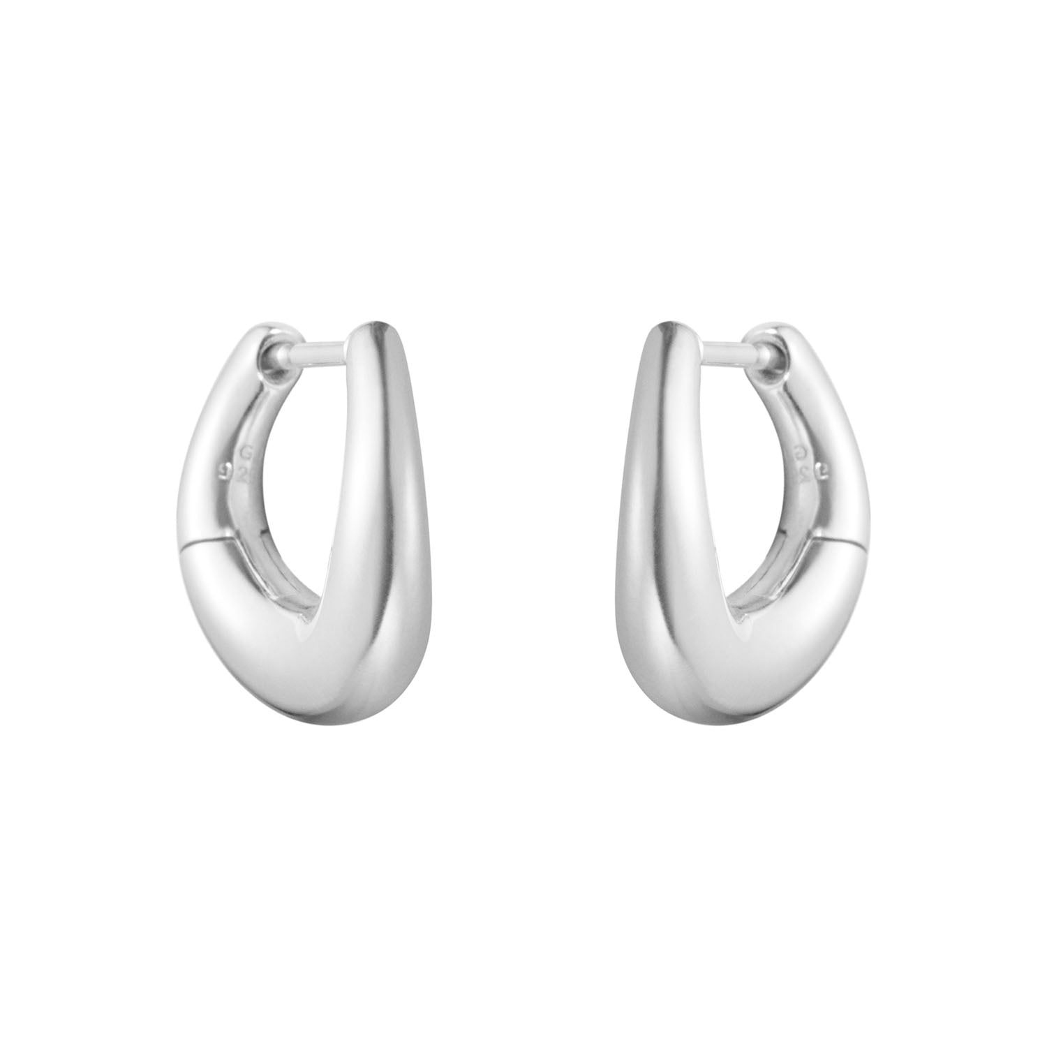 Georg Jensen Offspring Silver Small Hoops