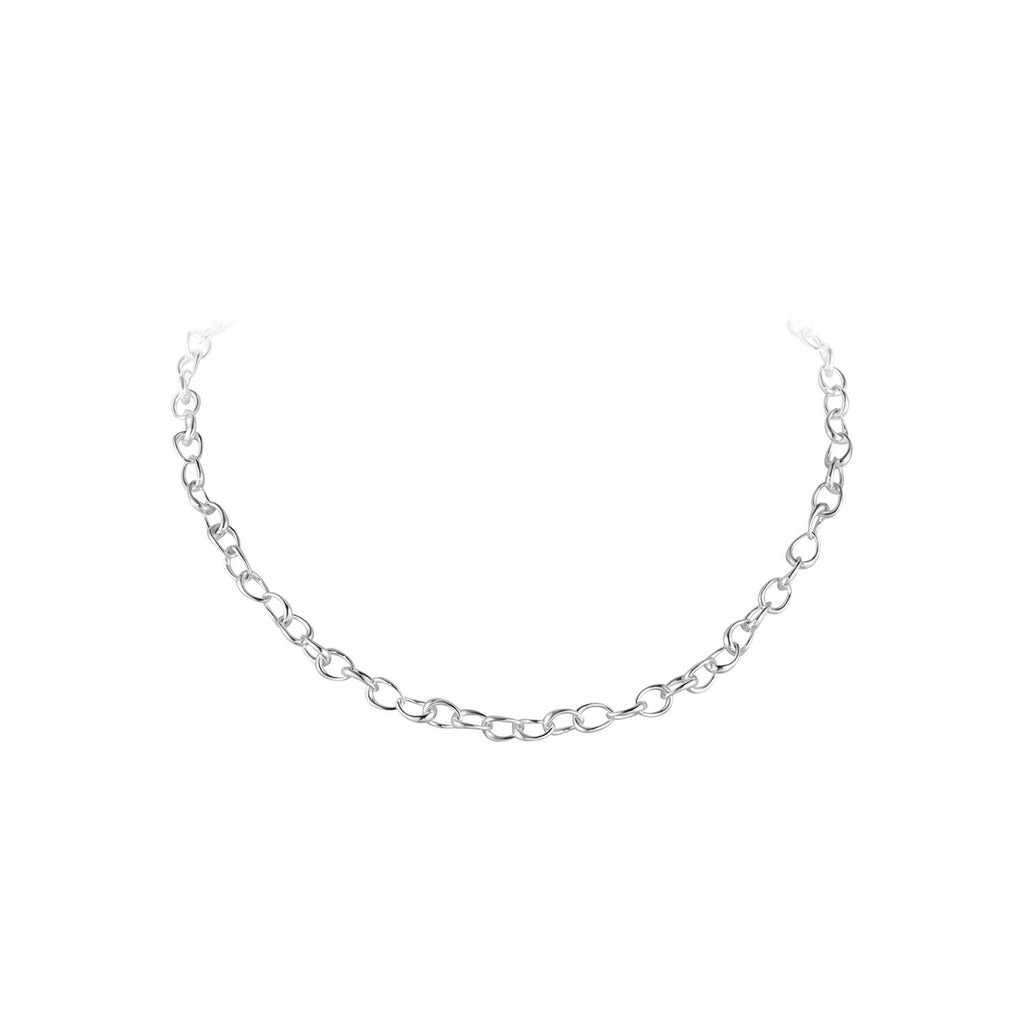 Georg Jensen Offspring Small Link Silver Necklace