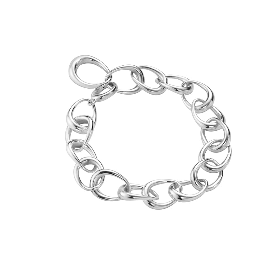 Georg Jensen Offspring Large Silver Link Bracelet