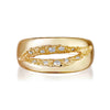 Rock Pool 18ct Yellow Gold Diamond Ring straight on