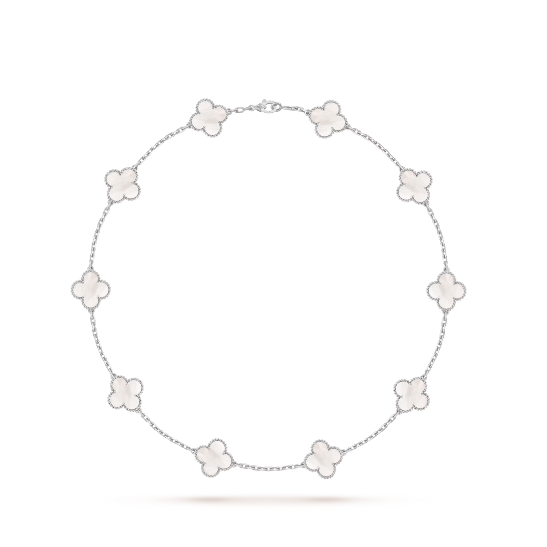 Pre-Owned Van Cleef & Arpels Vintage Alhambra Necklace, 10 Motifs
Includes Original Box & Paperwork
