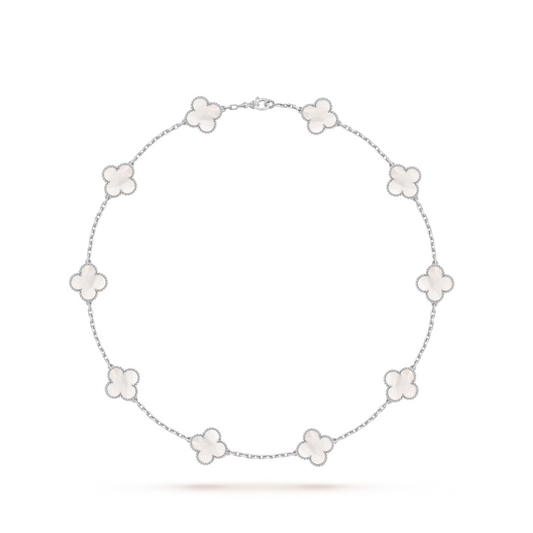 Pre-Owned Van Cleef & Arpels Vintage Alhambra Necklace, 10 Motifs
Includes Original Box & Paperwork
