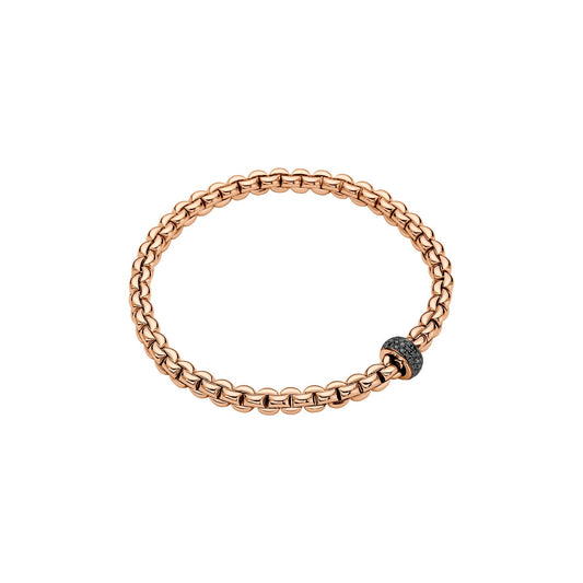 FOPE Eka Flex'it 0.41ct White Gold & Black Diamond Bracelet