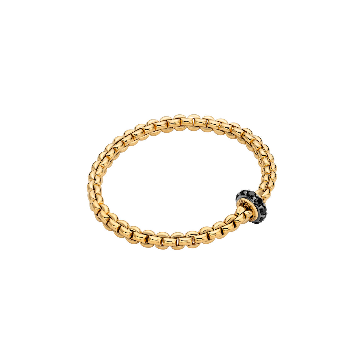 FOPE Eka Flex’it Bracelet with Black Diamond Rondel 1.12ct