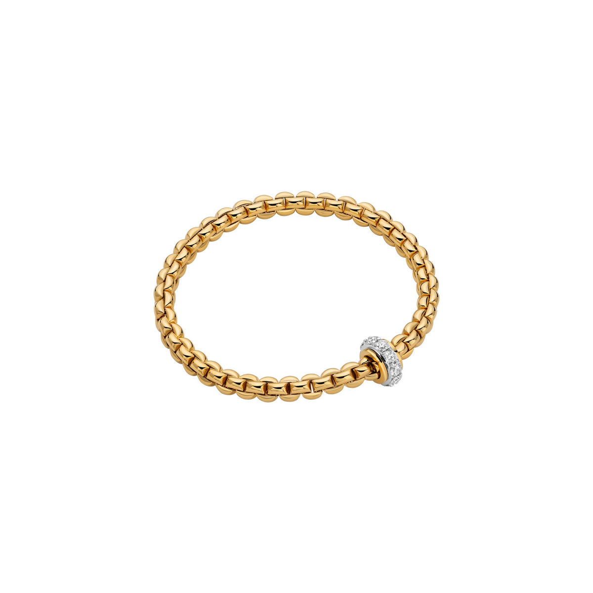 FOPE Eka Flex’it Bracelet with Diamond Rondel 0.89ct