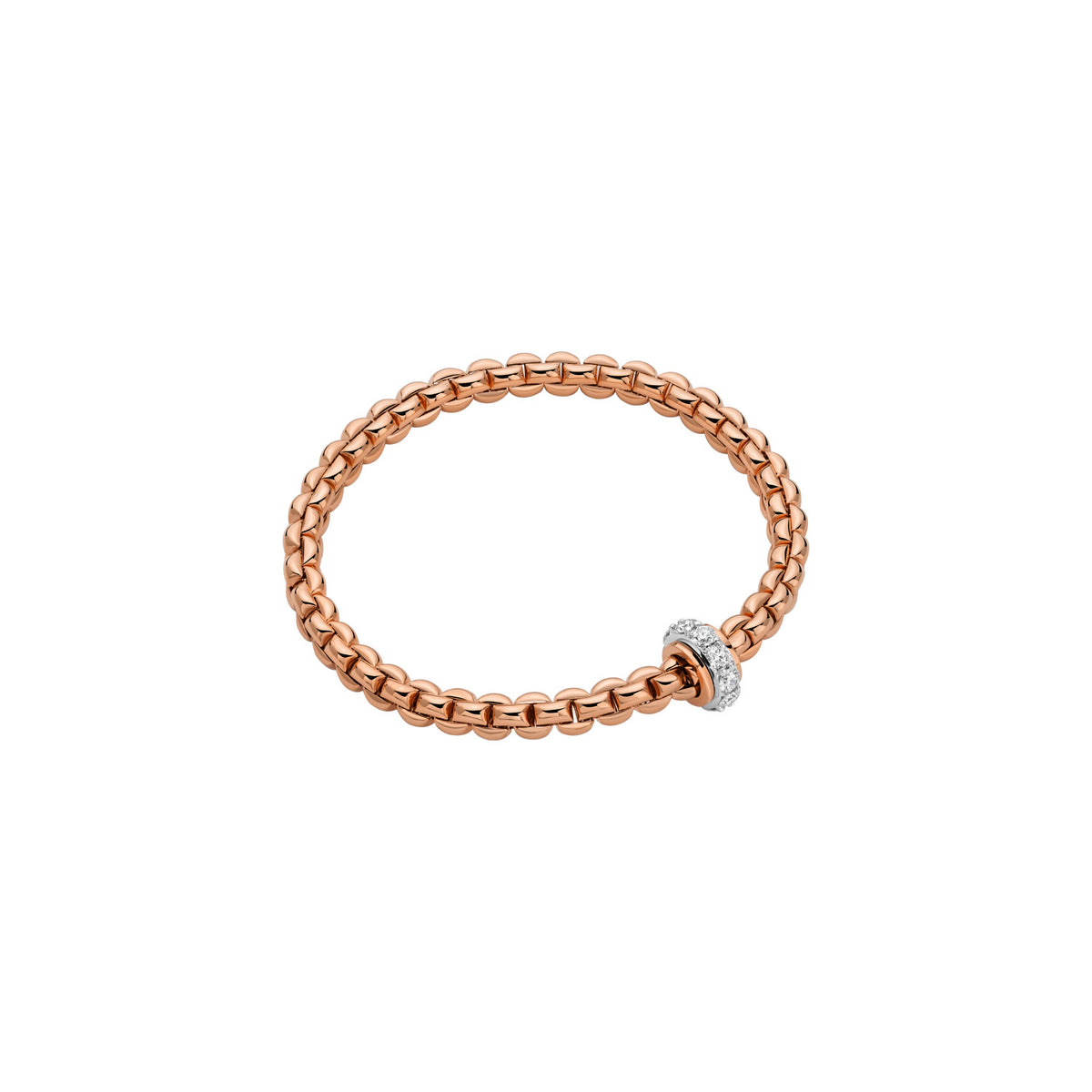 FOPE Eka Flex’it Bracelet with Diamond Rondel 0.89ct
