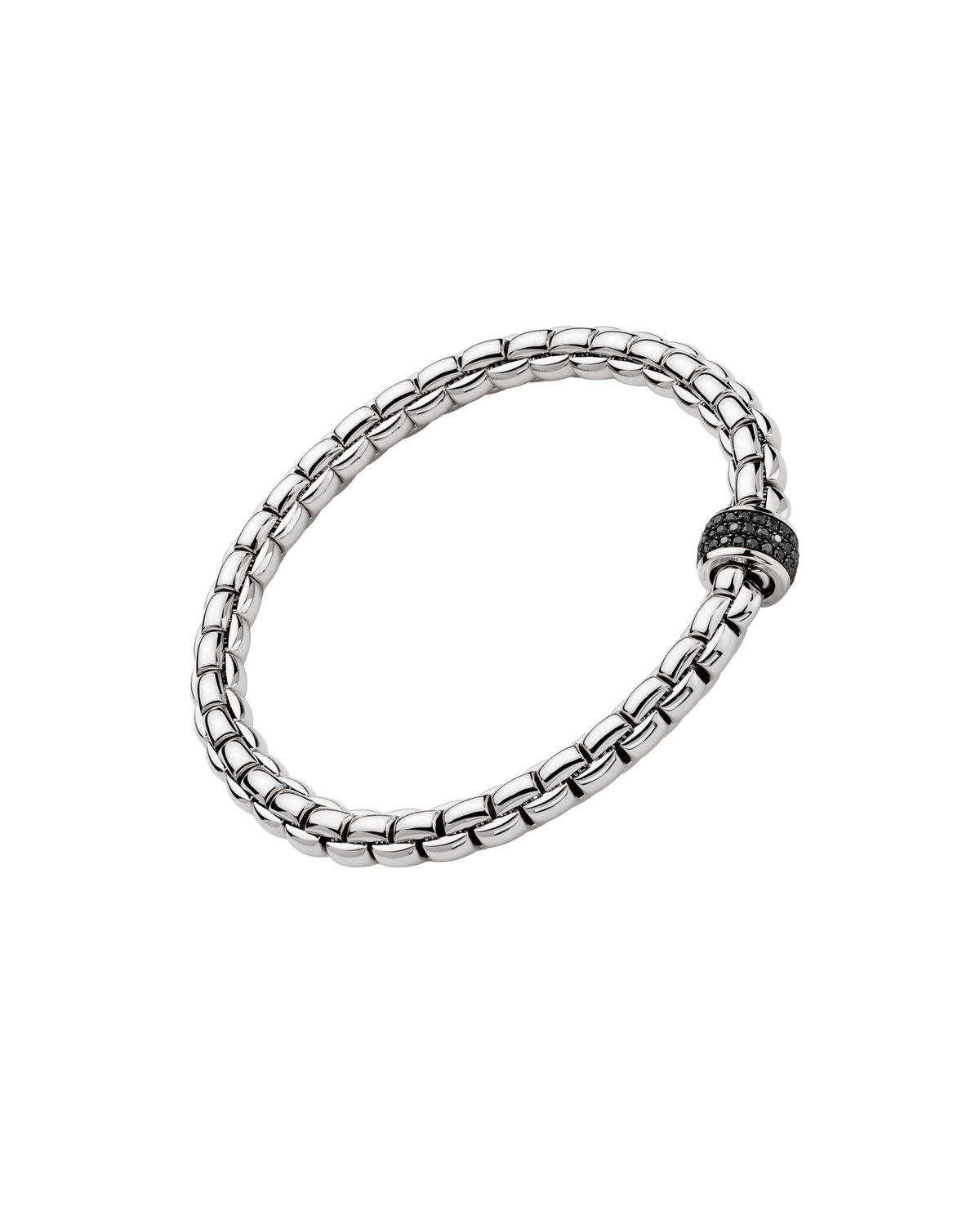 Flex'it Bracelet With Black Diamonds