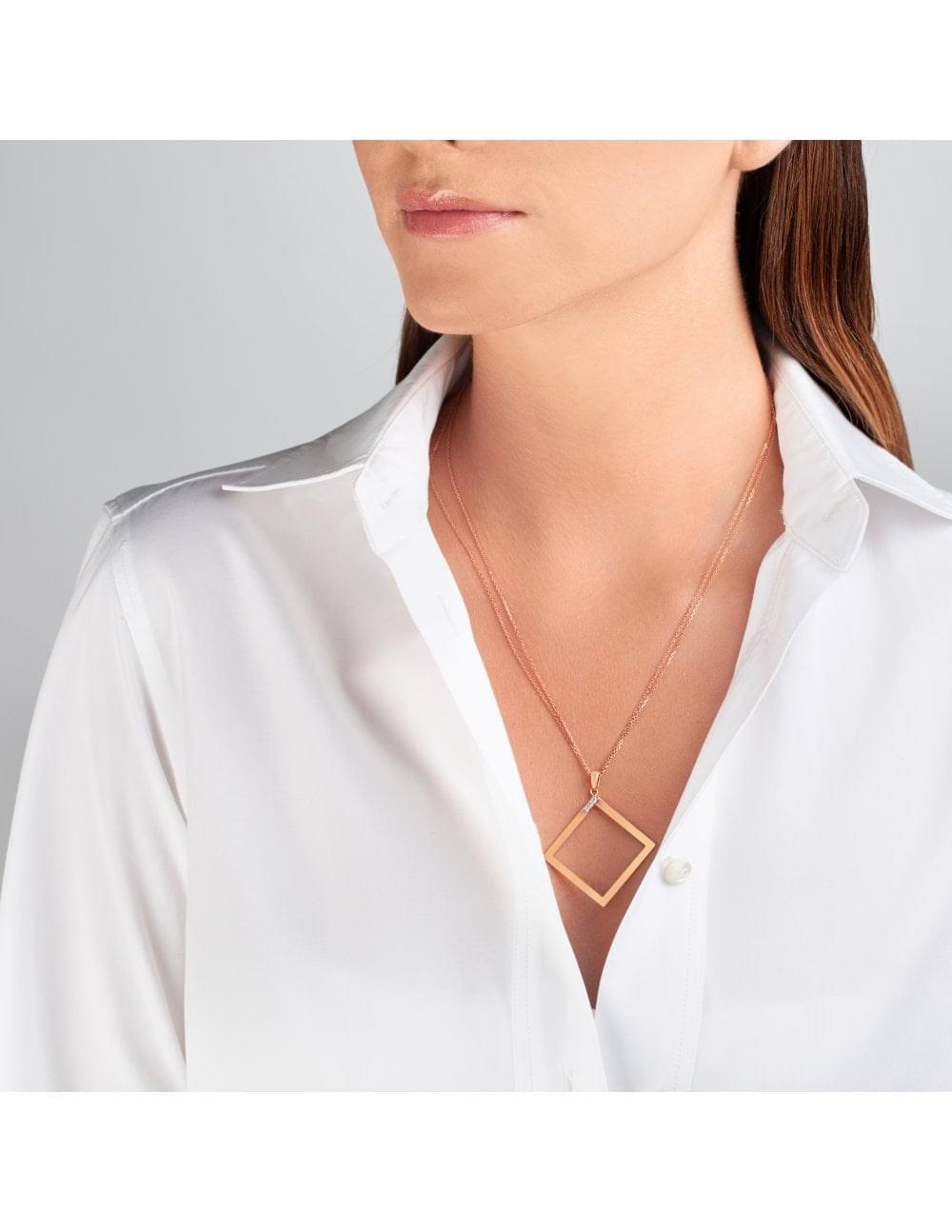 Geo - Yellow Gold Necklace - Ksenia Mirella Jewellery 