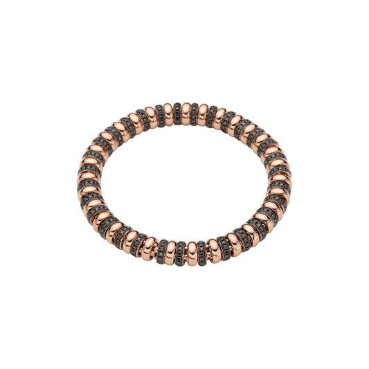 FOPE Icone 18ct Gold & 3-Carat Black Diamond Flex'it Bracelet
