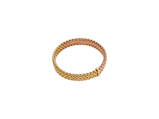 FOPE Panorama Bicolour Gold Flex'it Bracelet with Diamond Accent