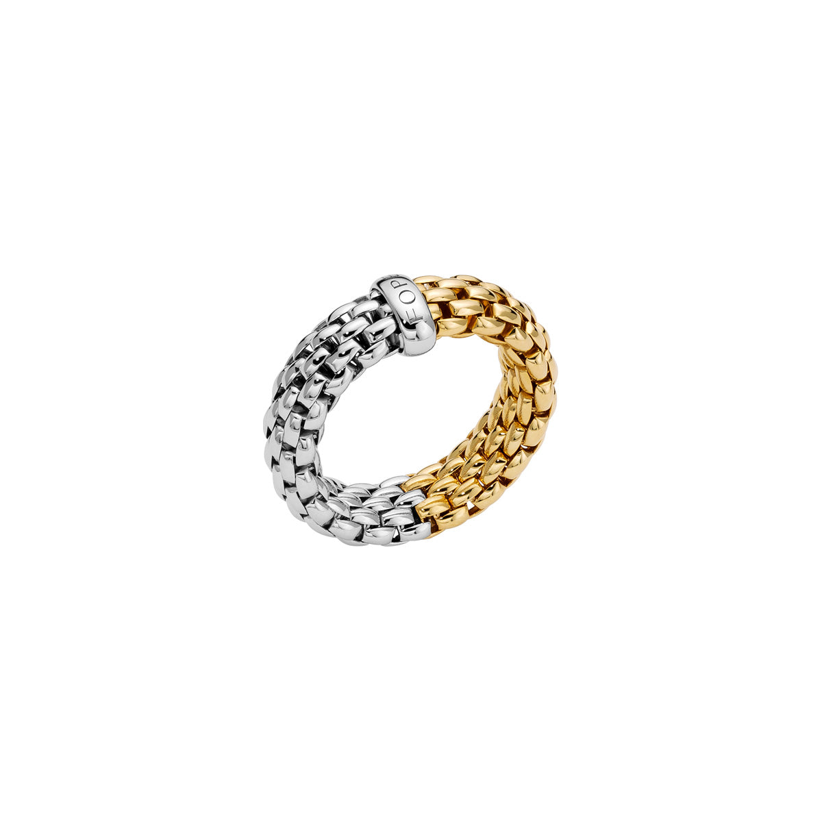 FOPE Essentials 18ct Bicolour Gold Ring